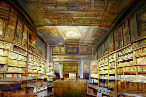 Roman Library of Latin Books
